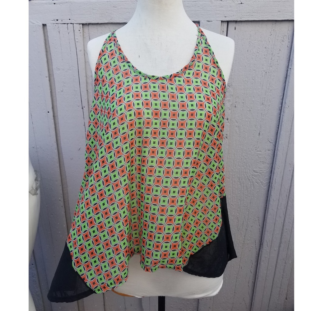 1X-3XNWT PLUS SIZE MULTI SLEEVELESS TOP